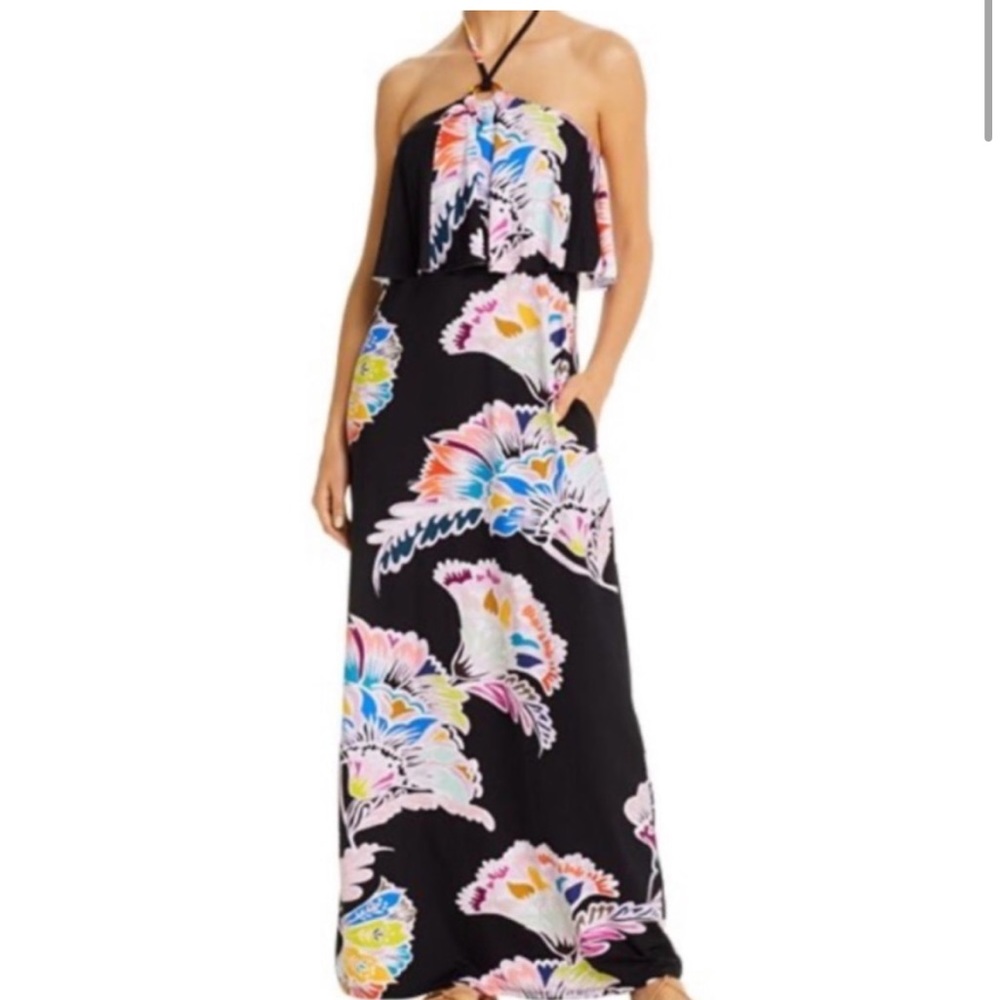 Trina Turk Seychelles maxi dress size small